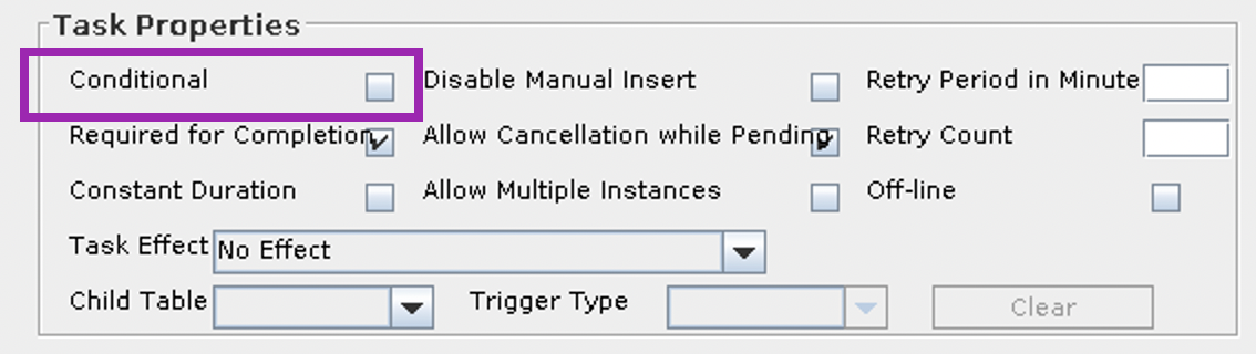 Screenshot of the Required for Completion property found in the Process Task General tab of a Process Definition within the OIM Design Console